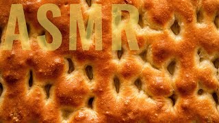 ASMR  Traditional Italian Focaccia Genovese [upl. by Atinor913]