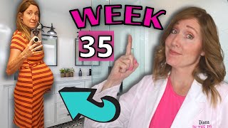 35 Weeks Pregnant  What to Expect at 35 Weeks in Months [upl. by Ybab]