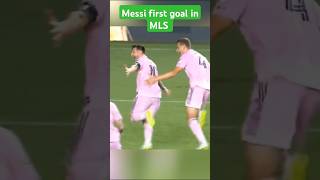 Messi first goal in inter Miami MLS football soccer [upl. by Igig]