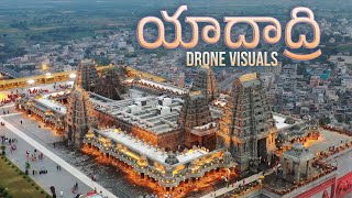 Yadagirigutta Temple Drone Visuals  Yadadri Temple Latest Video  Manastars [upl. by Sregor]