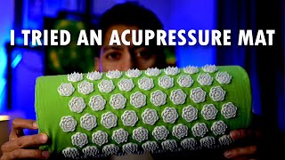 I tried an Acupressure Massage Yoga Mat [upl. by Lexine]