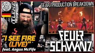 Feuerschwanz quotI See Fire ft Angus McFife Livequot  ROADIE REACTIONS [upl. by Accber]