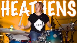 Heathens  Twenty One Pilots  Drum Cover [upl. by Quennie]