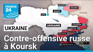 Contreoffensive russe à Koursk  Moscou dit avoir repris 10 localités aux Ukrainiens [upl. by Ameh]