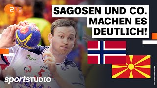 Norwegen – Nordmazedonien Highlights  HandballWM 2023  sportstudio [upl. by Eph]