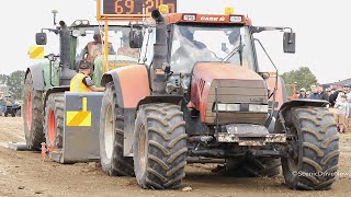 2002 Case IH CVX 120 Tractor Pulling at the 2024 Mayfield AampP Show [upl. by Nivlek]