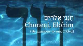 Messianic worship video Choneni Elohim from Psalm 51 Be Gracious to me O Gd Christene Jackman [upl. by Cobby]