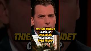 THIERRY BAUDET CLASH OP ONGEHOORD NEDERLAND OVER TRUMP thierrybaudet fvd trump [upl. by Wasson]