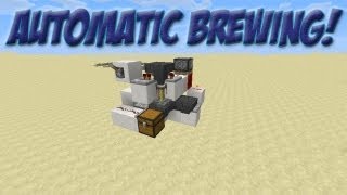 How To Make an Automatic Brewing Stand  Minecraft Tutorial [upl. by Cynthy]