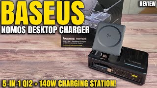 The Ultimate Desktop Charging Station  Baseus Nomos 140W 5In1 Desktop Charger Review [upl. by Astor]