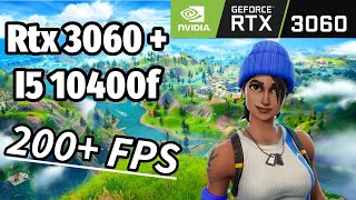 RTX 3060  i5 10400F  Fortnite 1080p Epic Settings [upl. by Ardie]