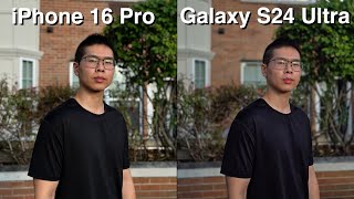 iPhone 16 Pro vs Galaxy S24 Ultra Camera Comparison [upl. by Ttennaej]