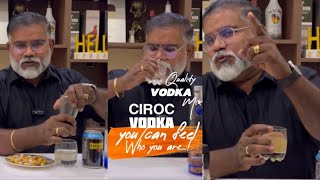 How to Drink Ciroc VODKA  Premium Vodka Experience  Drink Smart [upl. by Naujad863]