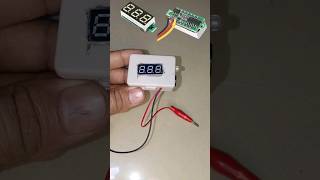 UPGRADE MINI VOLT METER DIY MINI VOLT METERshorts upgrade experiment voltmeter [upl. by Samohtnhoj]