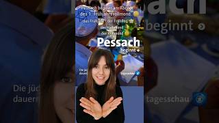 Passover Begins Learn German with Me learngerman pessah pessach [upl. by Lasala447]