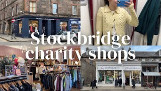 Tour of Stockbridges Charity Shops  Thrift Shopping in Edinburgh [upl. by Most]