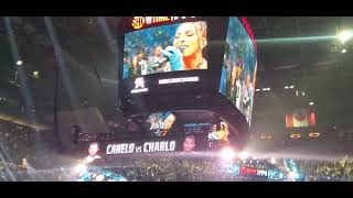 US National anthem prior to Canelo vs Charlo in Las Vegas [upl. by Aibar]