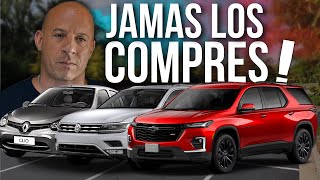 TOP 9 PEORES SUV y AUTOS NO PIERDAS TU DINERO NO COMPRES ESTO [upl. by Ahsirtak]