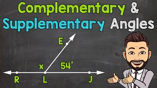 Complementary Angles amp Supplementary Angles  Math with Mr J [upl. by Tuppeny]