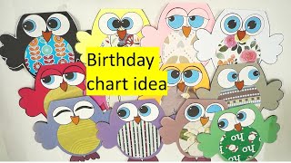 birthday chart idea for school  Birthday chart for bulletin boardbirthday chart for classroom [upl. by Larson]