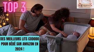 Top 3 des Meilleurs Lits Cododo pour Bébé sur Amazon en 2024 [upl. by Ahtiuqal]