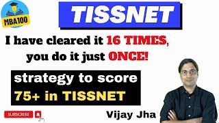 TISSNET 2024 complete strategy to score 75 in TISSNET tissnet2024 [upl. by Valtin]