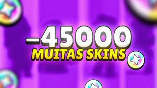 ZERANDO o CATÁLOGO de SKINS GASTEI 45000 BLINGS no BRAWL STARS [upl. by Selmner]