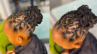 Beautiful dreadlocks style for a studentsubscribebraidhairstylesforblackwomenlocsbeautifullocs [upl. by Macnair]