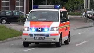 KLF mit Landsignal amp HLF Feuerwehr Hamburg F21 [upl. by Albina]