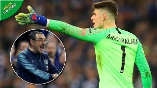 Kepa Arrizabalaga Refuses to be substituted in Carabao Cup Final Penalties 1080p HD [upl. by Treat]