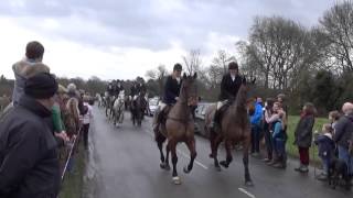 Kimblewick Hunt  Boxing Day meet 2015 [upl. by Gnem]