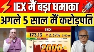 iex share latest news  iex share target  indian energy exchange share analysis iex share price nse [upl. by Esiom]