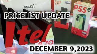 Itel Prices Update Itel AwesomeA70P55 5GS23 4GItel PAD 1 [upl. by Nawoj]