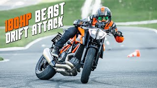 KTM 1290 SUPER DUKE R 2020 DRIFT ATTACK  RokON VLOG 100 [upl. by Nigel]