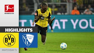 BVB Turns The Game  Borussia Dortmund  VfL Bochum 1848 42  Highlights  MD 5 – Bundesliga 2425 [upl. by Valerian]