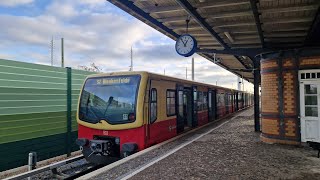 Mitfahrt in der S2 von Blankenfelde bis Berlin Marienfelde in der BR 481 Mod 4539 [upl. by Gans977]