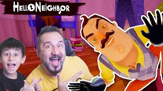 HELLO NEIGHBOR KAZIM USTANIN YENİ GİZEMLİ EVİ  HELLO NEIGHBOR MOD OYNUYORUZ [upl. by Llednahs726]