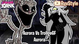 FNF Aurora but TrollgeGF vs Aurora [upl. by Sweatt445]