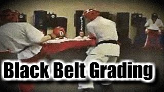 Karate Sparring Black Belt Grading [upl. by Rhyne]