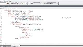 VHDL BASIC Tutorial  FORLOOP and WHILELOOP [upl. by Adnam]