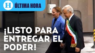 ÚLTIMAHORA AMLO arriba a San Lázaro para entregar la presidencia a Claudia Sheinbaum [upl. by Nnylanna]