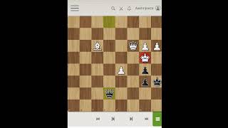 The Geometry of Queen Attack chess blitz game tactics checkmate [upl. by Ashjian]