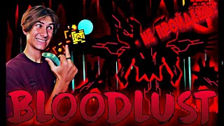 КРОВАВОЕ МЕСЕВО  Bloodlust 100 Extreme demon  Geometry dash [upl. by Gregoor]