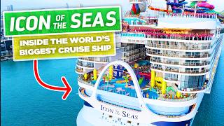 First Look INSIDE Icon of the Seas Sneak Peek [upl. by Einnaoj]