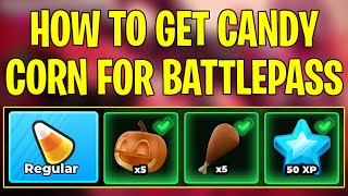 HOW TO GET CANDY CORN FAST FOR BATTLEPASS IN TOWER DEFENSE SIMULATOR HALLOWEEN 2024 EVENT ROBLOX [upl. by Nothgierc]