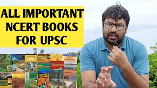 All Important NCERTs for UPSC  NCERT BOOKS for UPSC CSE Prelims and Mains  NCERT for beginners [upl. by Alemahs498]