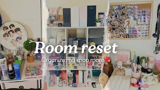 Reset my Kpop room Album shelf vision board organize [upl. by Fonzie]