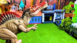 Cocomelon Dino Vlog AMAZING Spinosaurus Pyroraptor TRex Kentrosaurus Atrociraptor amp More [upl. by Kirbee]