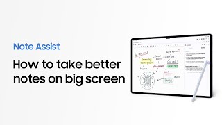 How to use Note Assist  Galaxy Tab S10 Series  Samsung [upl. by Yentiw467]