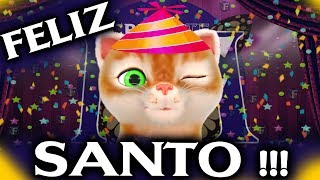 Feliz Santo  🎉 Felicidades  VIDEO MENSAJE FELICITACION FELIZ DIA DE TU SANTO [upl. by Lecirg]